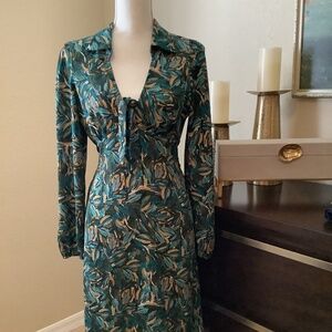 Max+Ash  backless/long sleeveless dress in size M